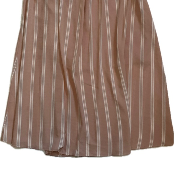 Windsor Pink & White Striped Cropped Top Skirt Set - Picture 4 of 5